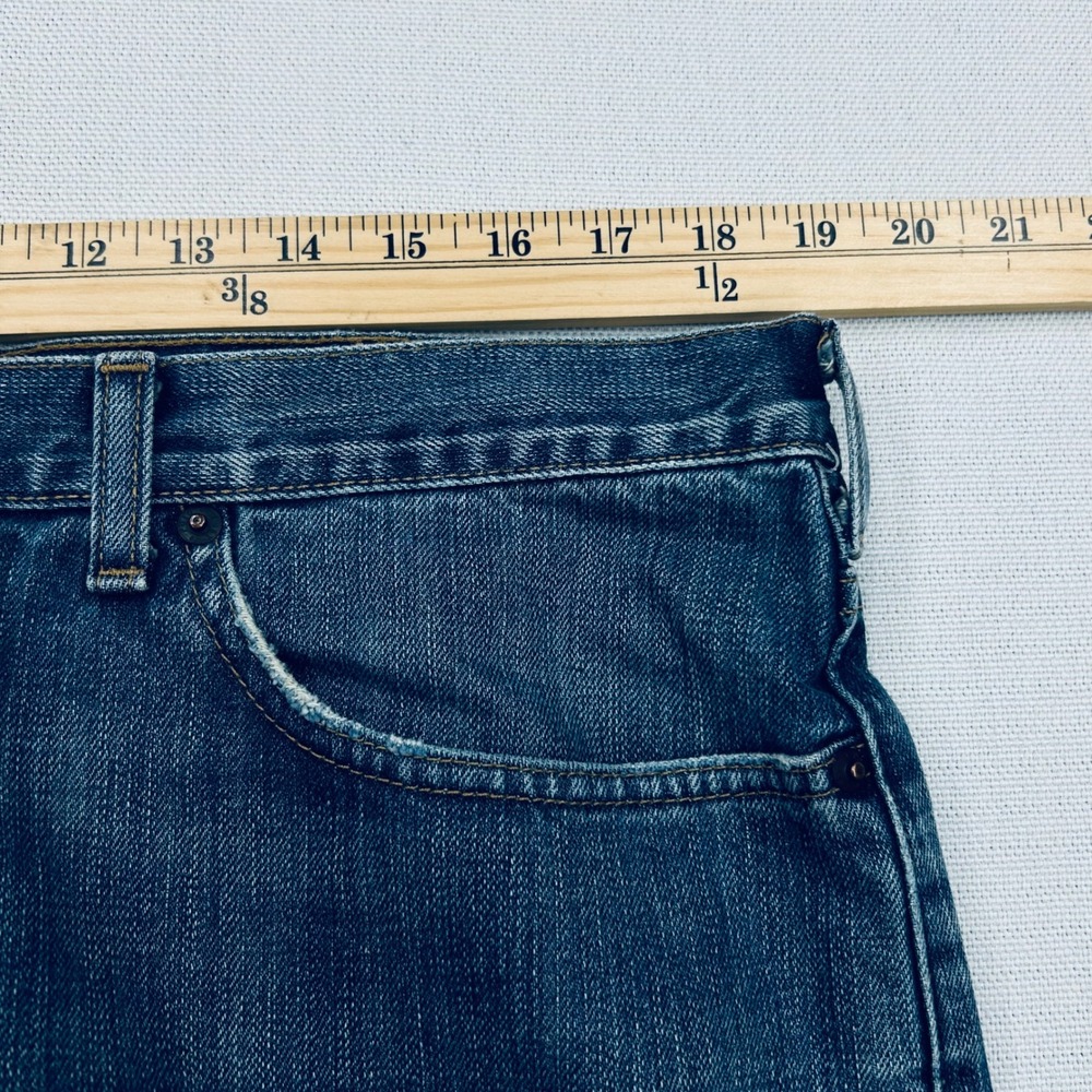 Polo Ralph Lauren Classic Fit Jeans Mens 38x30 Blue Denim Straight Leg Y2K 90s - Picture 9 of 12
